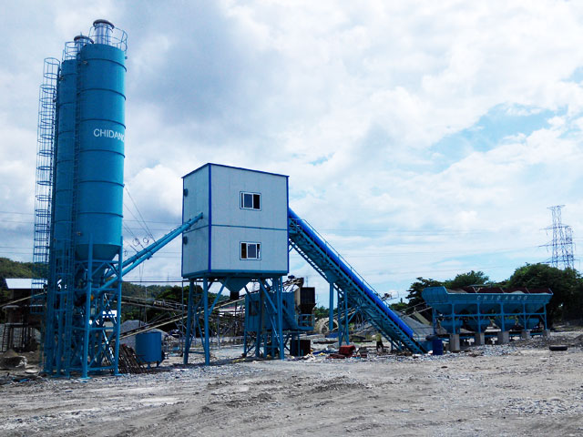 HZS60混凝(ning)土攪拌(bàn)站