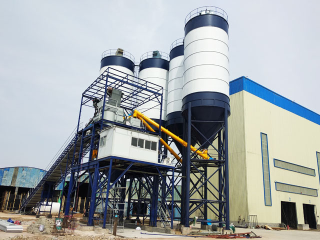 HZS270混凝(ning)土攪拌(bàn)站