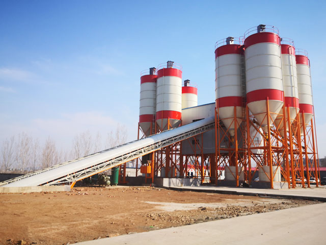 HZS180商品混(hun)凝土攪(jiǎo)拌站